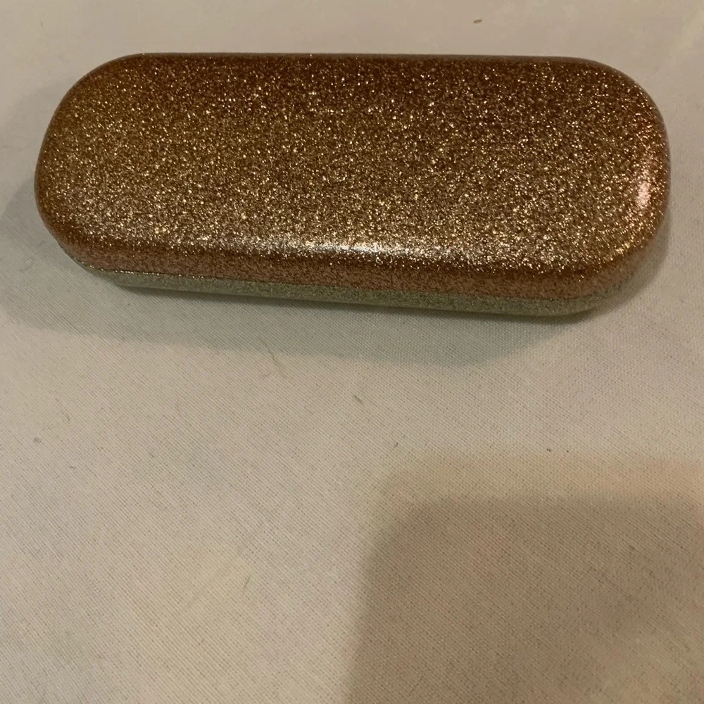 Hard Candy Glittery Gold Glasses Case
